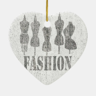Sewing Professional Vintage Tailor Dress Stylist Ceramic Tree Decoration