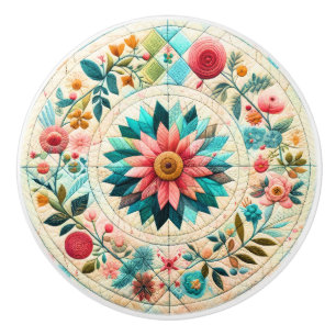 Sewing Quilting  Ceramic Knob