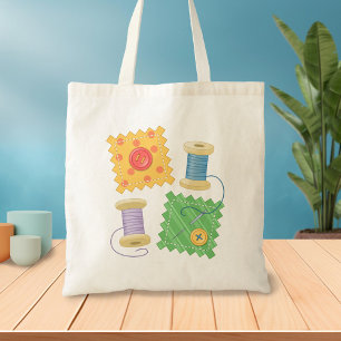 Sewing Quilting Craft Hobby Tote Bag