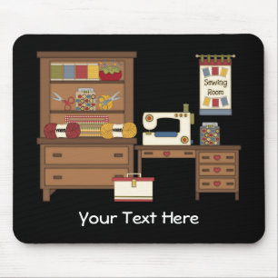 Sewing Room 1 (Personalised) Mouse Pad