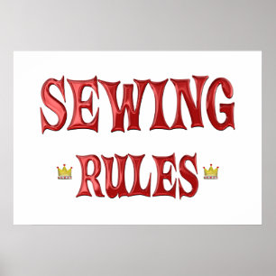 Sewing Rules Poster