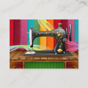 Sewing Seamstress Designer Business Card