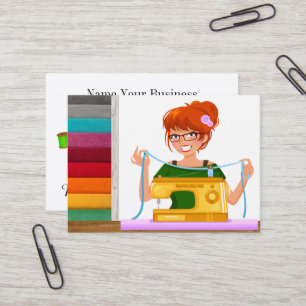 Sewing / Seamstress / Fashion Business Card