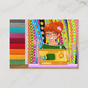Sewing / Seamstress / Fashion Business Card