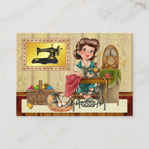 Sewing / Seamstress / Fashion Business Card