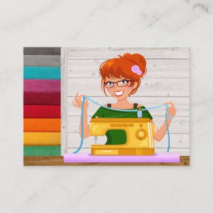 Sewing / Seamstress / Fashion - SRF Business Card