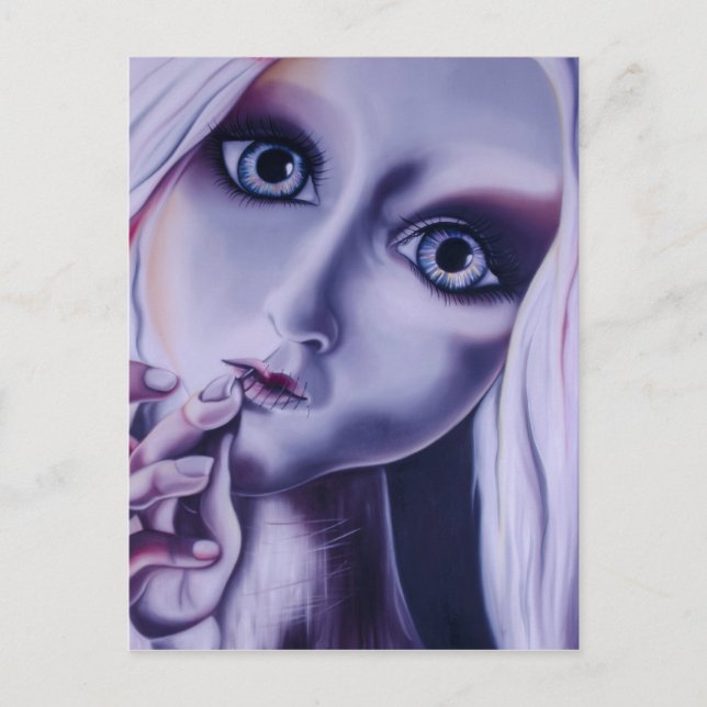 "Sewing Secrets" postcard (Front)