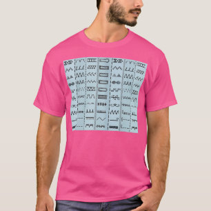 Sewing Stitches Pattern  T-Shirt