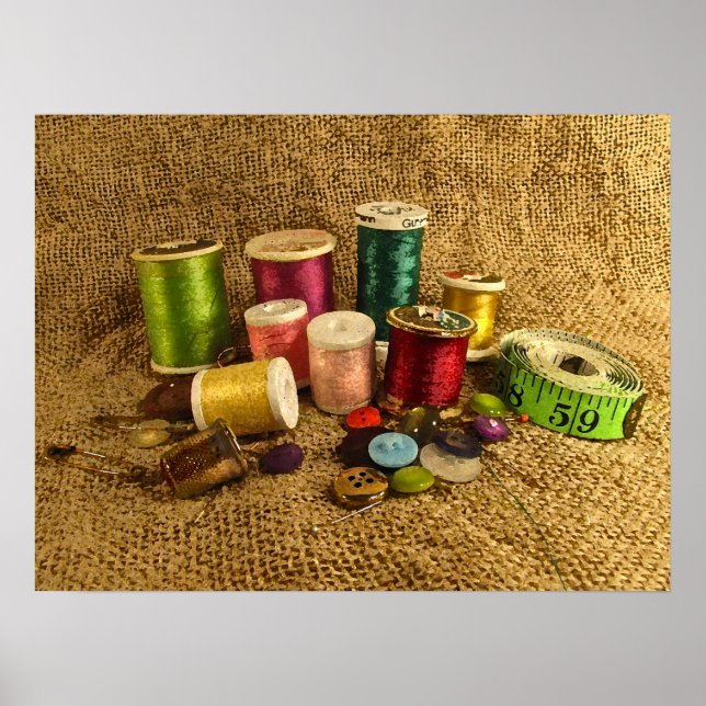 Sewing Supplies Poster (Front)