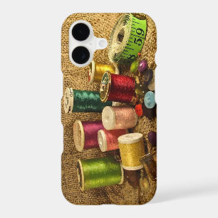 Sewing Supplies Seamstress Kit iPhone X Case
