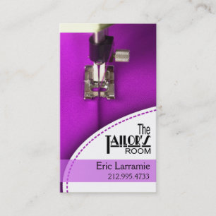 Sewing: Tailor, Dressmaker, Designer, Seamstress Business Card