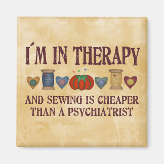 Sewing Therapy Magnet
