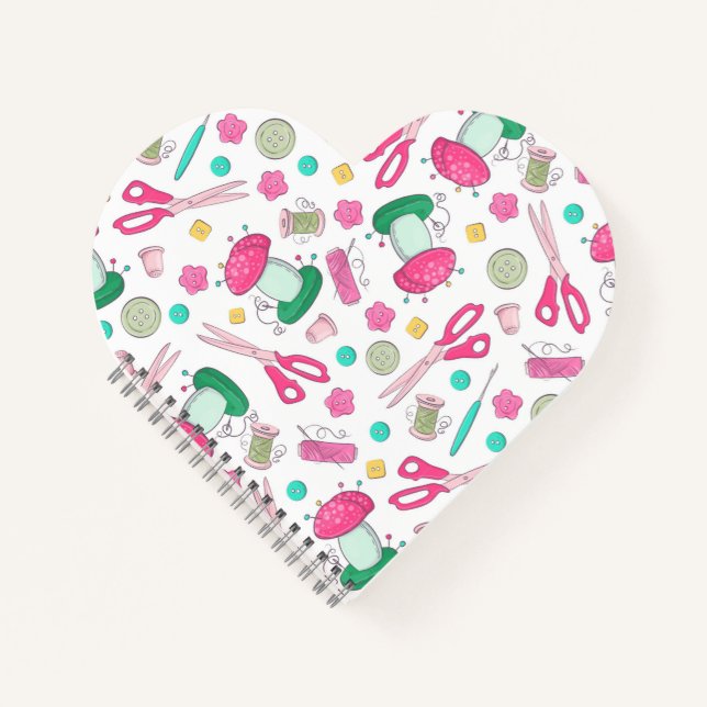 Sewing Time Spiral Notebook (Front)