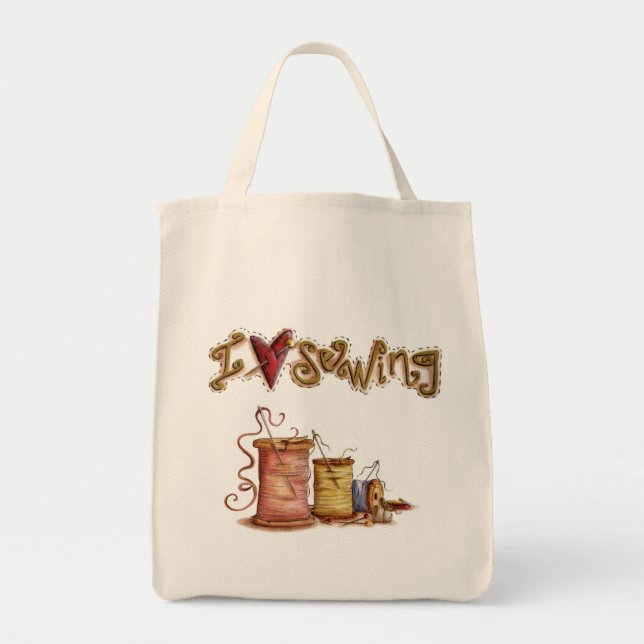 sewing  tote bag (Front)