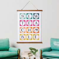 Sewteachable Colorful Squares