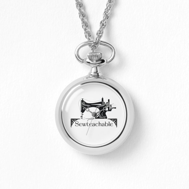 Sewteachable eWatch Watch (Silver) (Front)