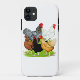 Sex-linked Chickens Quintet Case-Mate iPhone Case