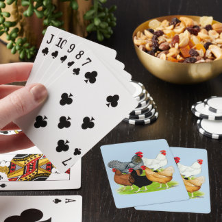 Sex-linked Chickens Quintet Playing Cards