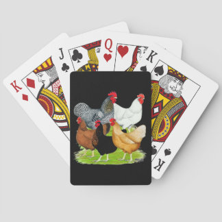 Sex-linked Chickens Quintet Playing Cards