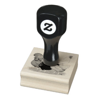 Sex-linked Chickens Quintet Rubber Stamp