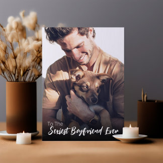Sexiest Boyfriend Ever Photo Valentine's Day Card