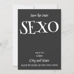 SEXO 2024 Dinner Happy Hour Girls Boys Night Out Invitation