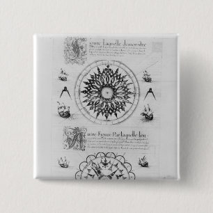Sextant 15 Cm Square Badge