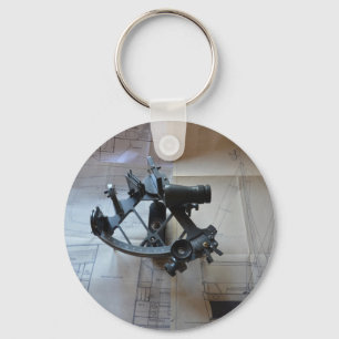 Sextant For Celestial Navigation Key Ring