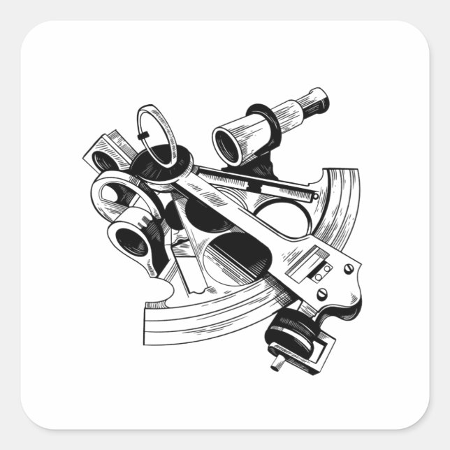 SEXTANT SQUARE STICKER (Front)