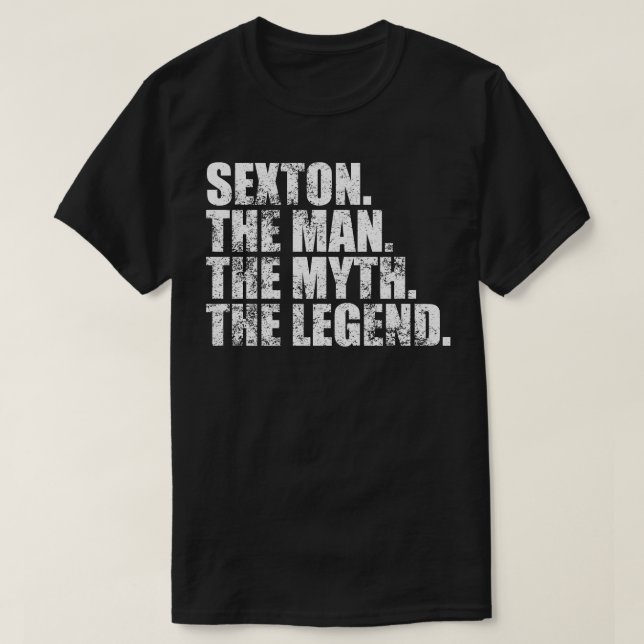 SextonSexton Family name Sexton last Name Sexton S T-Shirt (Design Front)