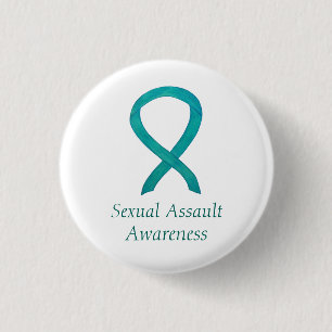Sexual Assault Awareness Custom Ribbon Pin