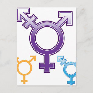 Sexuality Symbol Postcard
