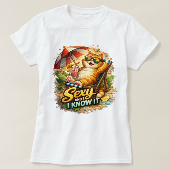 Sexy And I Know It T-Shirt (Design Front)