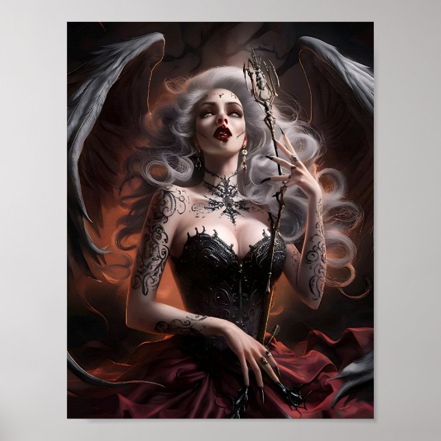 Sexy Lady Vampire Witch Poster Art (Front)