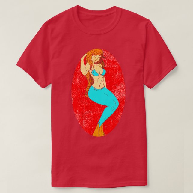 Sexy mermaid with bikini top (Design Front)