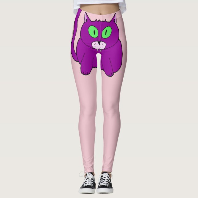 Sexy Vampire Mew Cat Leggings (Front)
