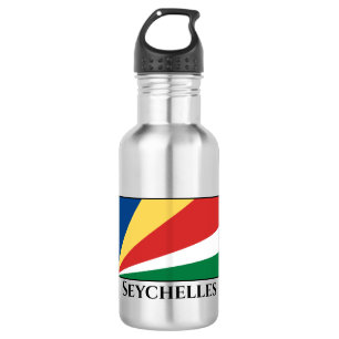 Seychelles Flag 532 Ml Water Bottle