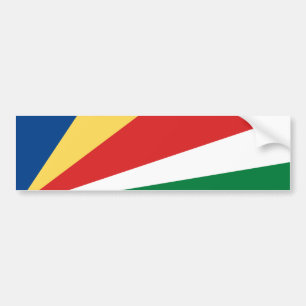 Seychelles Flag Bumper Sticker