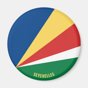 Seychelles Flag Charming Patriotic Magnet