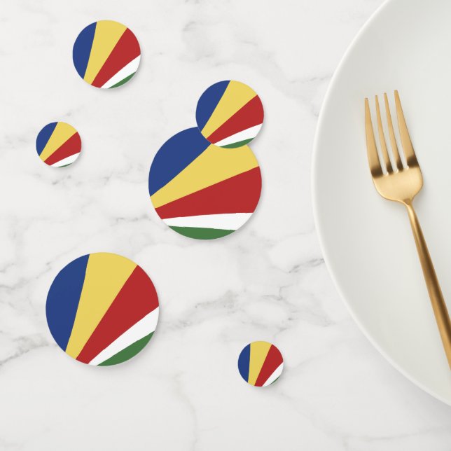 Seychelles flag confetti (Group)