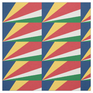 Seychelles Flag Fabric