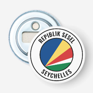 Seychelles Flag Gorgeous Patriotic Bottle Opener