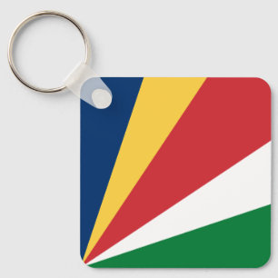 Seychelles Flag Key Ring