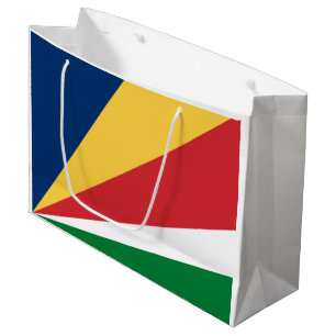 Seychelles Flag Large Gift Bag