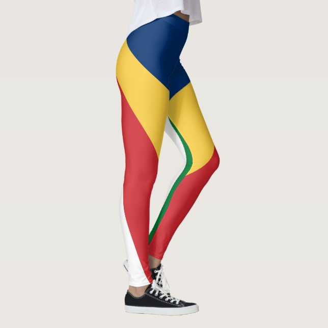 Seychelles Flag Leggings (Right)