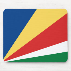 Seychelles Flag Mouse Pad