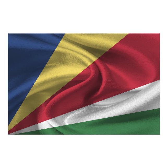 Seychelles Flag Photo Print (Front)