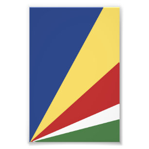 Seychelles flag photo print