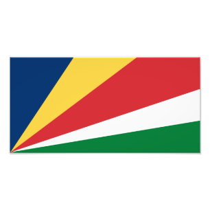 Seychelles Flag Photo Print