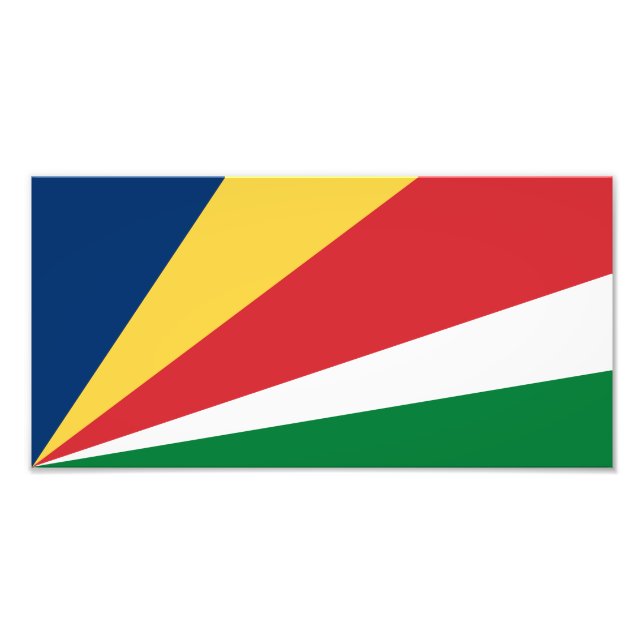 Seychelles Flag Photo Print (Front)
